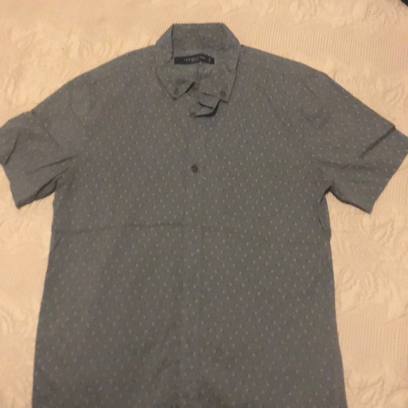 Cotton On Men’s Olive print casual button down - Picture 1 of 2